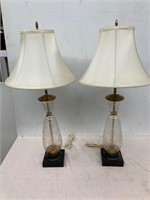 Set of lamps. 36” tall