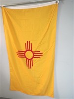 New Mexico State Flag 5'x3' W/Pole