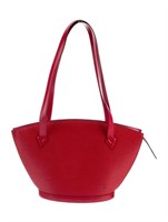 Louis Vuitton Vintage Epi Leather Red Shoulder Bag