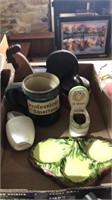 assortment of knick knacks