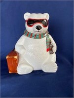 Coke bear – w/ sunglasses (top doesn't sit flush)