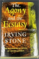 1961 The Agony & The Ecstasy Book by Irving Stone