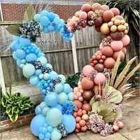 Heart Shaped Balloon Column Arch with Base Kit