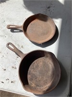 Two skillets