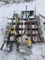 Asst. Hand tools & Snow Shovels