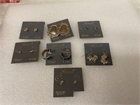 7 Sterling silver earrings