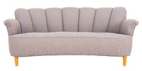 Semicircular Upholstered Cocktail Sofa, 1960s