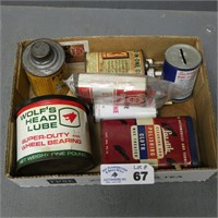 Advertising Collector Tins - Wolf Heads - Etc