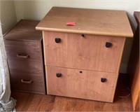 2 File cabinets with contents