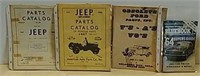 Misc Jeep & Ford parts catalogs & blue book