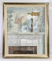 Sterling Everett, watercolor, 36.5" x 29.5" sight
