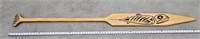 6 Ft Long NW Native American Wood Paddle