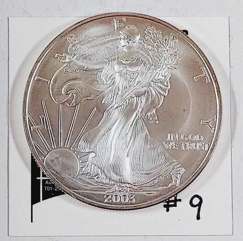 2003  $1 Silver Eagle   impaired