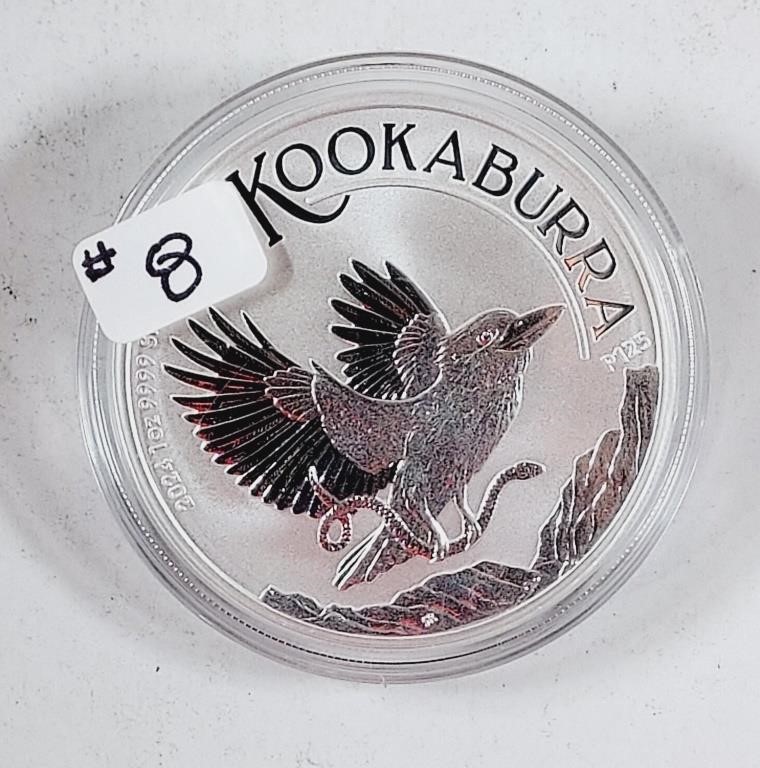 2024  $1 Australia  Kookaburra  1 oz .9999 silver