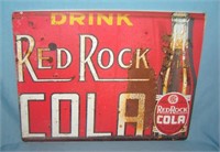 Drink Red Rock Cola retro style advertising sign