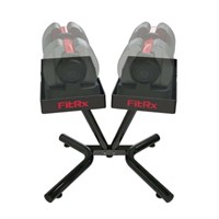 FitRx Dumbbell & Kettlebell Weight Rack