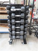 F45 Dumbbell Set on Mobile Rack, 1kg - 20Kg