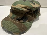 Camouflage cap Woodland no rank insignia size