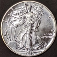 1989 1 oz American Silver Eagle Brilliant