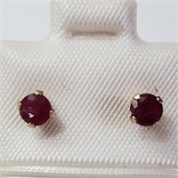 $160 10K  Ruby Earrings