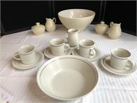 Jepcor Cups/Saucers & Bowl and Pfaltzgraff Pieces