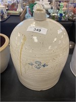 Vintage 14” stoneware 3 gallon jug.