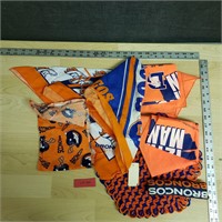 Lot of Denver Broncos, Bandanas, Material 1996 AFC