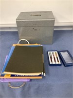 File Box, Pen and Pencil Set, Folders