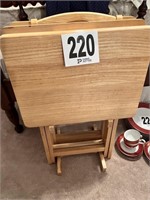 Wooden Tray Tables/Holder