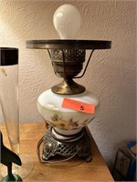 VTG GONE W THE WIND STYLE PARLOR LAMP