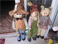 3-3ft Tall Scarecrows