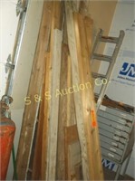 Pile of assorted lumber