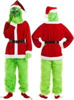 (new)Size:L/XL, Men's Green Christmas Luxury