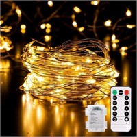 ECOWHO 66ft 200 LED String Lights Indoor, Warm