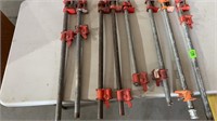 8 adjustable wood clamps