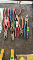 Eight lineman pliers