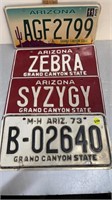 4 ARIZONA LICENSE PLATES SOME CUSTOM