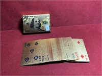 NICE SET OF FRANKILIN $100 GOLD FOIL CARD SET