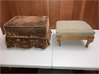 Upholstered Foot Stools (2)