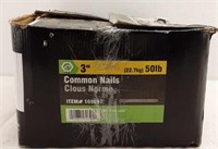 3" Common Nails 50lb box