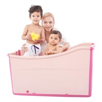 joyingbaby Large Foldable Bathtub for Toddler Coll