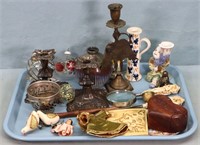 Candlesticks, Vase, Ornaments, etc.