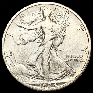 1934-S Walking Liberty Half Dollar CLOSELY