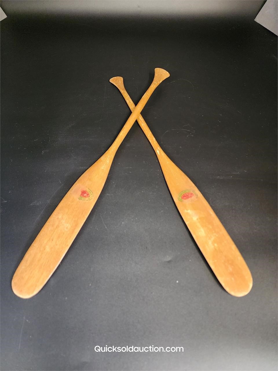 2 Salesman Sample Peterborough Canoe Paddles
