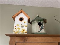 2 Pcs. Wooden Bird Houses