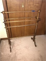 Vintage Wooden Quilt Rack (27"W x 7"D x 35.5"H)