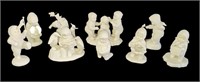 9pc DEPARTMENT 56 SNOWBABIES FIGURINES - NO SHIP