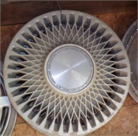 2- Chevrolet hubcaps