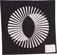 Mobius Radial Quilt, wall quilt, 29" x 29"