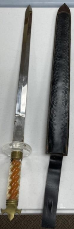 Decorative Sword with Acrylic Handle